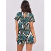 image:imageANRABESS Rompers for Women Summer 2026 Casual Dressy One Piece Tshirt Short Pants Jumpsuit Beach Vacation Outfit ClothesLeaf