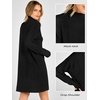 image:imageANRABESS Sweater Dress for Women Fall Oversized Mock Neck Long Sleeve DressBlack