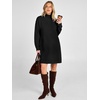 image:imageANRABESS Sweater Dress for Women Fall Oversized Mock Neck Long Sleeve DressBlack