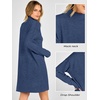 image:imageANRABESS Sweater Dress for Women Fall Oversized Mock Neck Long Sleeve DressBlue