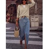 image:imageANRABESS Sweaters for Women 2026 Fall Long Sleeve Lightweight Pullover TopsAlmond