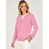 image:imageANRABESS Sweaters for Women 2026 Fall Long Sleeve Lightweight Pullover TopsCoral Pink