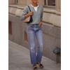 image:imageANRABESS Sweaters for Women 2026 Fall Long Sleeve Lightweight Pullover TopsGrey