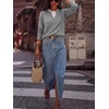 image:imageANRABESS Sweaters for Women 2026 Fall Long Sleeve Lightweight Pullover TopsGrey