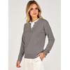 image:imageANRABESS Sweaters for Women 2026 Fall Long Sleeve Lightweight Pullover TopsGrey Khaki