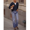 image:imageANRABESS Sweaters for Women 2026 Fall Long Sleeve Lightweight Pullover TopsNavy Blue