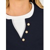 image:imageANRABESS Sweaters for Women 2026 Fall Long Sleeve Lightweight Pullover TopsNavy Blue