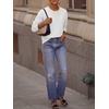 image:imageANRABESS Sweaters for Women 2026 Fall Long Sleeve Lightweight Pullover TopsWhite