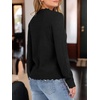 image:imageANRABESS Sweaters for Women Lightweight Loose Fit V Neck Fall OutfitsBlack