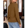 image:imageANRABESS Sweaters for Women Lightweight Loose Fit V Neck Fall OutfitsCaramel