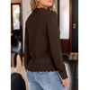 image:imageANRABESS Sweaters for Women Lightweight Loose Fit V Neck Fall OutfitsCoffee