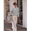 image:imageANRABESS Sweaters for Women Lightweight Loose Fit V Neck Fall OutfitsGrey