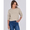 image:imageANRABESS Sweaters for Women Long Sleeve Lightweight Fall OutfitsAlmond