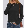 image:imageANRABESS Sweaters for Women Long Sleeve Lightweight Fall OutfitsBlack
