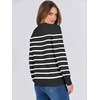 image:imageANRABESS Sweaters for Women Long Sleeve Lightweight Fall OutfitsBlack White
