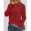 image:imageANRABESS Sweaters for Women Long Sleeve Lightweight Fall OutfitsBrick Red