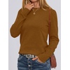 image:imageANRABESS Sweaters for Women Long Sleeve Lightweight Fall OutfitsCaramel