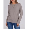 image:imageANRABESS Sweaters for Women Long Sleeve Lightweight Fall OutfitsGrey Taupe