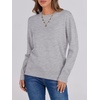 image:imageANRABESS Sweaters for Women Long Sleeve Lightweight Fall OutfitsLight Gray