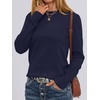 image:imageANRABESS Sweaters for Women Long Sleeve Lightweight Fall OutfitsNavy