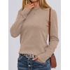 image:imageANRABESS Sweaters for Women Long Sleeve Lightweight Fall OutfitsWarm Khaki