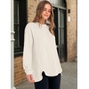 image:imageANRABESS Sweatshirt for Women Oversized Henley Tunic TopsBeige