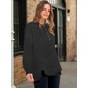 image:imageANRABESS Sweatshirt for Women Oversized Henley Tunic TopsDeep Grey