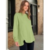image:imageANRABESS Sweatshirt for Women Oversized Henley Tunic TopsGreen