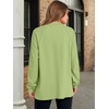 image:imageANRABESS Sweatshirt for Women Oversized Henley Tunic TopsGreen