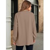 image:imageANRABESS Sweatshirt for Women Oversized Henley Tunic TopsKhaki