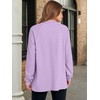image:imageANRABESS Sweatshirt for Women Oversized Henley Tunic TopsLight Purple