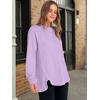 image:imageANRABESS Sweatshirt for Women Oversized Henley Tunic TopsLight Purple
