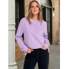 image:imageANRABESS Sweatshirt for Women Oversized Henley Tunic TopsLight Purple