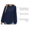 image:imageANRABESS Sweatshirt for Women Oversized Henley Tunic TopsNavy Blue