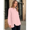 image:imageANRABESS Sweatshirt for Women Oversized Henley Tunic TopsPink
