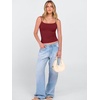 image:imageANRABESS Tank Tops for Women Summer Double Lined Sleeveless TopDeep Red