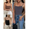image:imageANRABESS Tank Tops for Women Summer Double Lined Sleeveless TopGrey