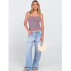 image:imageANRABESS Tank Tops for Women Summer Double Lined Sleeveless TopGrey Purple