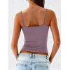 image:imageANRABESS Tank Tops for Women Summer Double Lined Sleeveless TopGrey Purple