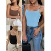 image:imageANRABESS Tank Tops for Women Summer Double Lined Sleeveless TopLight Blue