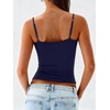 image:imageANRABESS Tank Tops for Women Summer Double Lined Sleeveless TopNavy Blue