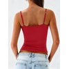 image:imageANRABESS Tank Tops for Women Summer Double Lined Sleeveless TopRed