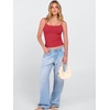 image:imageANRABESS Tank Tops for Women Summer Double Lined Sleeveless TopRed