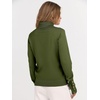image:imageANRABESS Turtleneck Sweaters for Women Long Sleeve TopsArmy Green