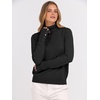 image:imageANRABESS Turtleneck Sweaters for Women Long Sleeve TopsBlack