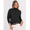 image:imageANRABESS Turtleneck Sweaters for Women Long Sleeve TopsBlack