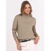 image:imageANRABESS Turtleneck Sweaters for Women Long Sleeve TopsBright Tan