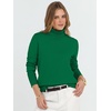 image:imageANRABESS Turtleneck Sweaters for Women Long Sleeve TopsGreen