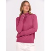 image:imageANRABESS Turtleneck Sweaters for Women Long Sleeve TopsHot Pink