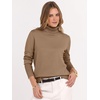 image:imageANRABESS Turtleneck Sweaters for Women Long Sleeve TopsLight Camel